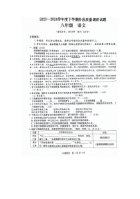 广西壮族自治区百色市2023-2024学年八年级下学期4月期中语文试题