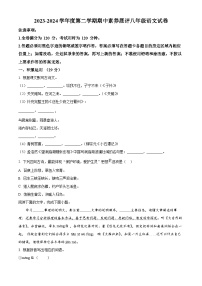 广东省茂名市高州市2023-2024学年八年级下学期期中语文试题（原卷版+解析版）