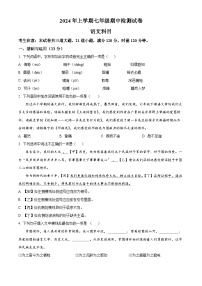 湖南省长沙市雅礼教育集团2023-2024学年七年级下学期期中语文试题（原卷版+解析版）