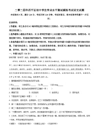 2024年山东省聊城市茌平区中考一模语文试题（原卷版+解析版）