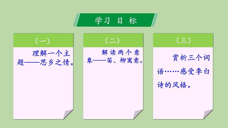 部编版语文七年级下册《春夜洛城闻笛》公开课教学课件02