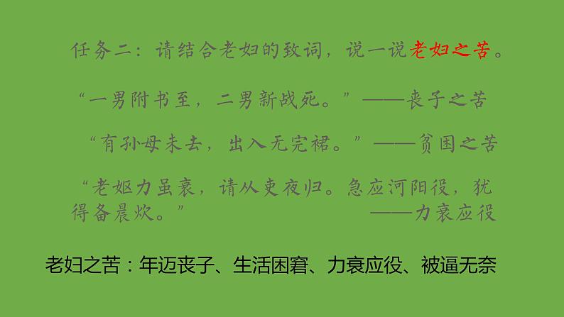 部编版语文八年级下册《石壕吏》优课教学课件07
