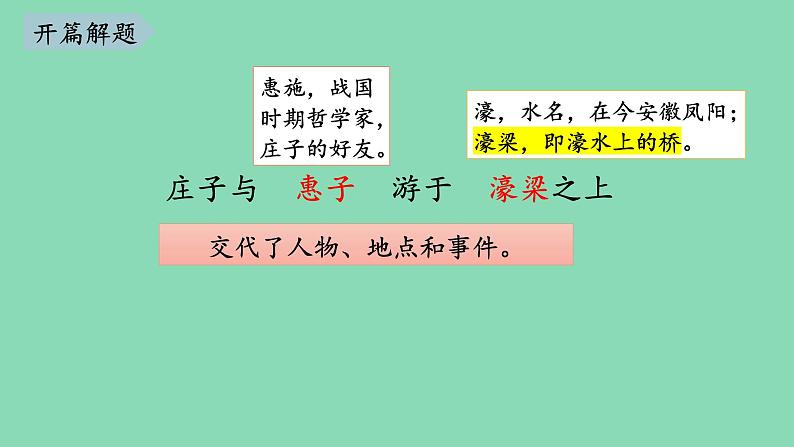 部编版语文八年级下册《庄子与惠子游于濠梁》优课教学课件第3页