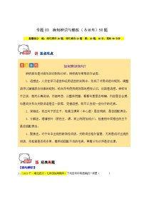 专题03 病句辨识与修改（易错题）50题试卷-【讲练测】2023-2024学年七年级语文下学期期中专题复习（全国通用）