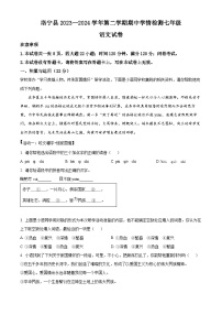 河南省洛阳市洛宁县2023-2024学年七年级下学期期中语文试题（原卷版+解析版）