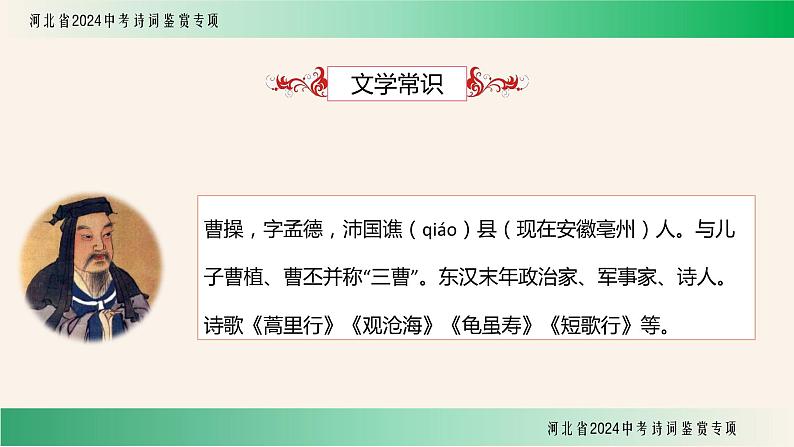 中考语文诗词鉴赏专项《观沧海》课件03
