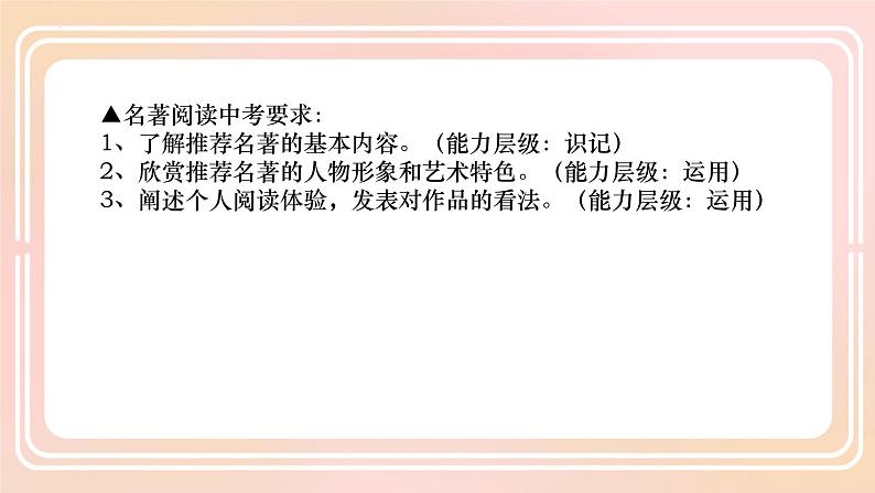 中考语文一轮复习：名著导读《骆驼祥子》复习课件02