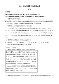2023年河南省周口市郸城县中考三模语文试题（原卷版+解析版）