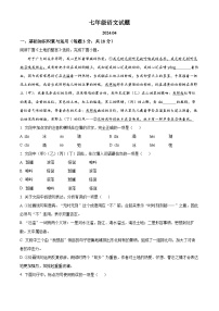 山东省淄博市周村区（五四制）2023-2024学年七年级下学期期中语文试题（原卷版+解析版）