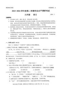 2024年广东省深圳市罗湖区九年级中考二模语文试卷