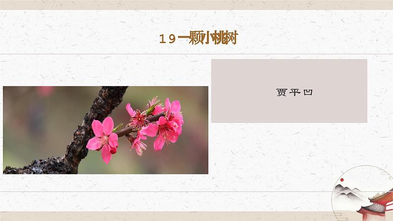 19《一颗小桃树》教学课件-(同步教学)统编版语文七年级下册名师备课系列第1页