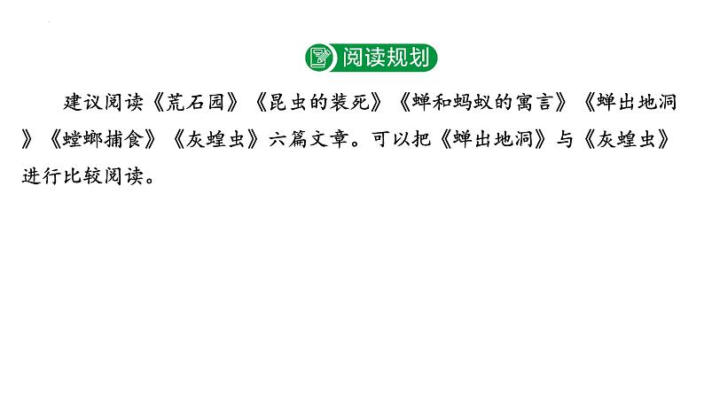 2024年九年级语文中考名著阅读突破第6部  《昆虫记》（课件）第3页