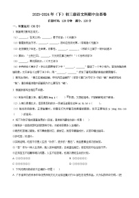 2024年广东省省东莞市长安实验中学中考二模语文试题（原卷版+解析版）