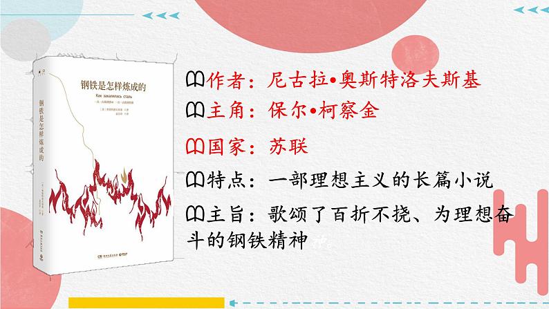 2024-2025学年部编版八年级语文下《钢铁是怎样炼成的》名著课件第3页
