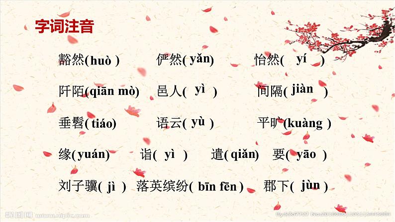 2024-2025学年部编版八年级语文下9.《桃花源记》PPT第6页