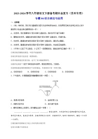 专题06：语言表达与运用-2023-2024学年八年级语文下册备考期末总复习（江苏）