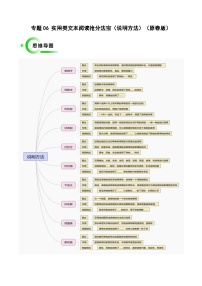 专题06 说明方法抢分法宝（十大类型）-备战2024年中考语文抢分秘籍学案（原卷版+解析版 全国通用）