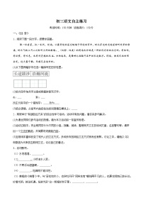 2024年江苏省淮安市淮安区周恩来红军中学教育集团中考二模语文试题（含解析）