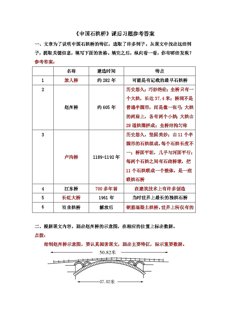 部编语文8年级上册 第5单元 18 中国石拱桥 PPT课件01