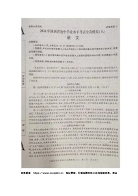 08，2024年陕西省商洛市商南县丹南五校联考中考二模语文试题