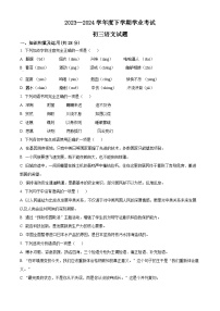 2024年黑龙江省齐齐哈尔市中考二模语文试题（原卷版+解析版）