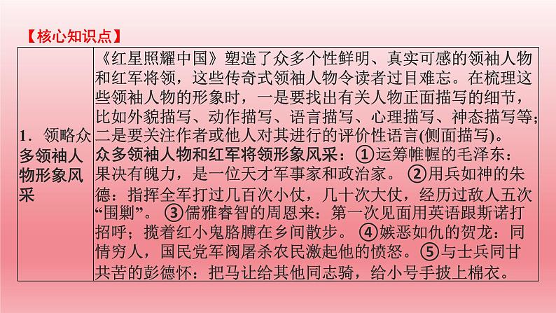 2024年中考语文复习名著综合专题《红星照耀中国》课件第3页