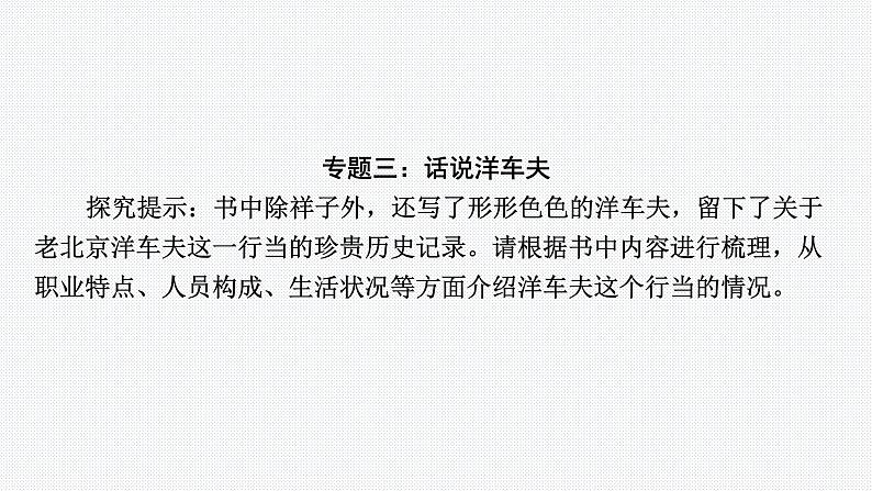 2024年中考语文复习名著综合专题《骆驼祥子》课件第7页