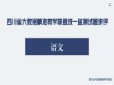 2024屆四川省大數(shù)據(jù)精準(zhǔn)教學(xué)聯(lián)盟統(tǒng)一監(jiān)測試題語文講評 課件