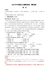 2024年中考第三次模拟考试题：语文（青岛卷）（解析版）