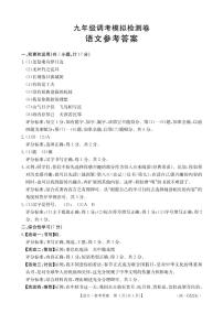 2024年陕西省安康市旬阳县中考二模语文试题