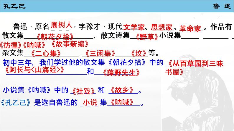 5 孔乙己  课件 初中语文人教部编版九年级下册04