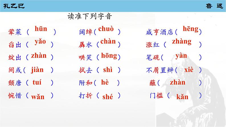 5 孔乙己  课件 初中语文人教部编版九年级下册06