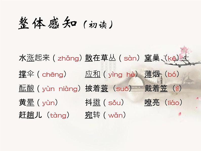 人教部编版七年级语文上册第一课:《春》课件04