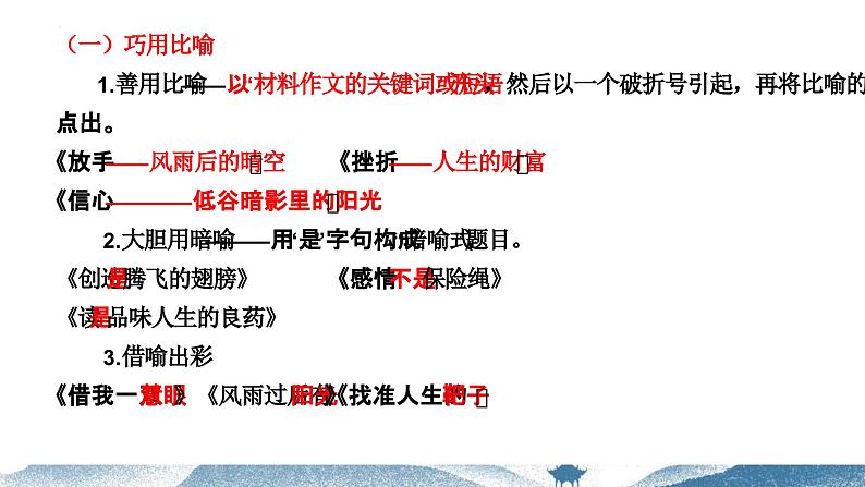 【写作指导】07  作文之拟定标题 -中考语文作文升格解读及写作能力培养（课件）第8页