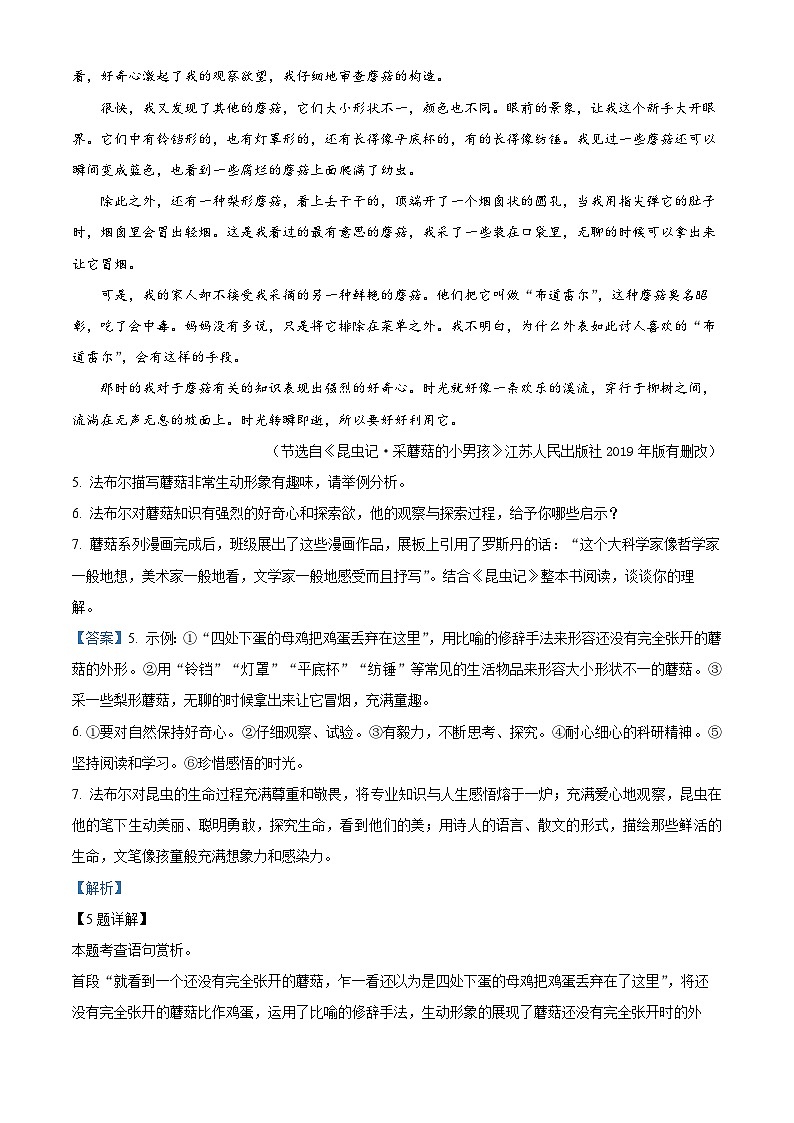 18，2024年内蒙古呼伦贝尔市牙克石市中考一模语文试题03