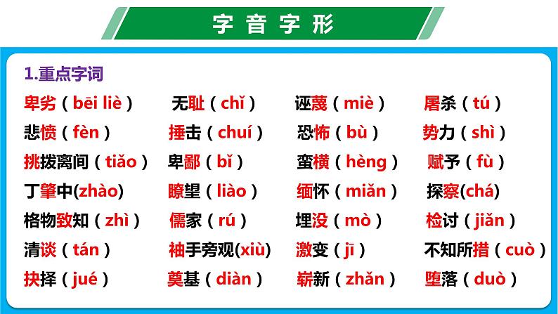 第四单元（复习课件） -八年级语文下册同步备课系列（部编版）第2页