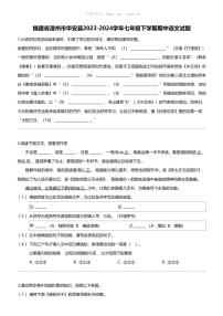 福建省漳州市华安县2023-2024学年七年级下学期期中语文试题