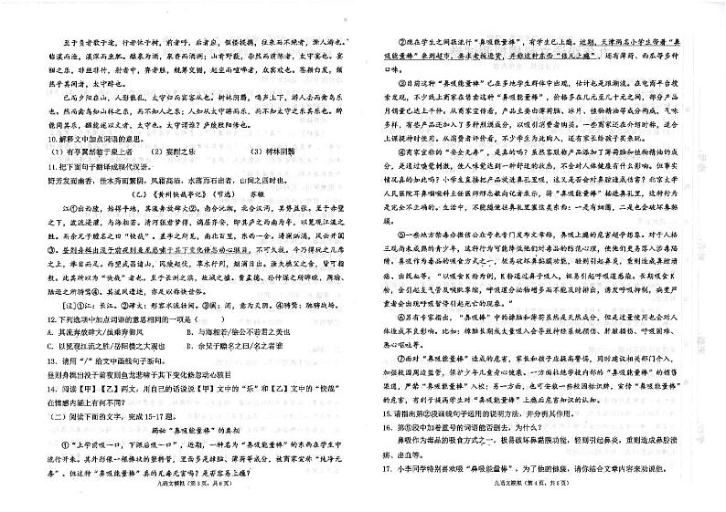 2024年广东省汕头市潮南区陈店实验学校等校联考中考三模语文试题02