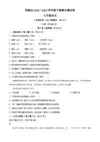 四川省成都市武侯区2022-2023学年八年级下学期期末语文试题（原卷版）