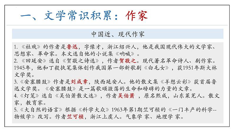 专题02 文学文化常识+语法（考点串讲）课件-2023-2024学年八年级语文下学期期末考点大串讲（统编版）05
