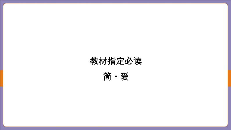 2024年中考二轮专题复习名著单篇过关：《简·爱》课件第2页