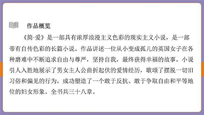 2024年中考二轮专题复习名著单篇过关：《简·爱》课件第4页