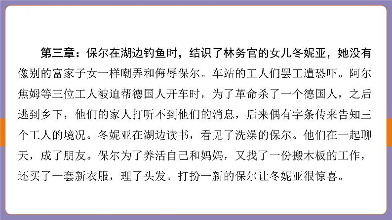 2024年中考二轮专题复习名著单篇过关：《钢铁是怎样炼成的》课件08