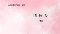 人教部编版九年级上册故乡说课课件ppt