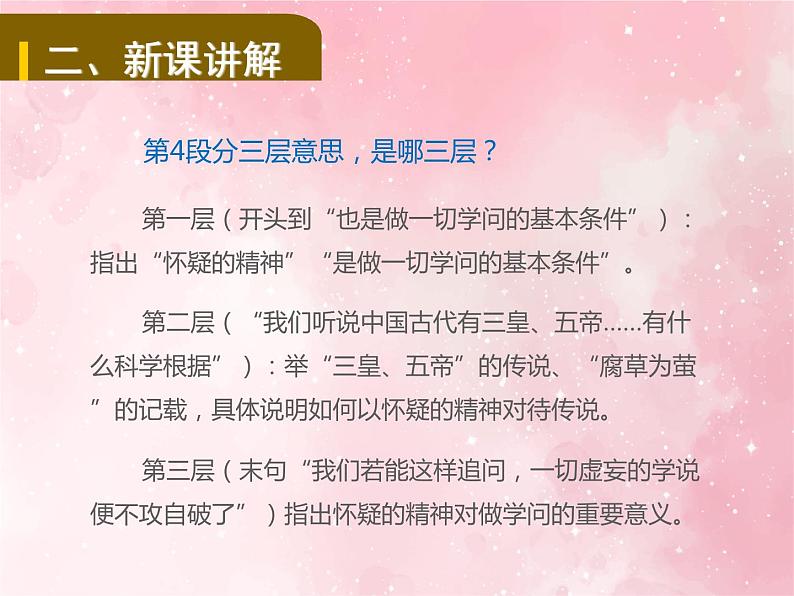 人教部编版九年级上册语文第19课 怀疑与学问 第二课时课件第2页