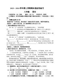 福建省南平市政和县第二中学2023-2024学年八年级下学期期末模拟语文试题