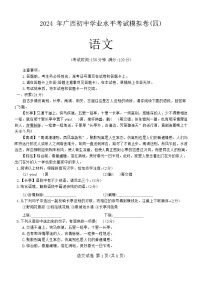 2024年广西壮族自治区崇左市宁明县中考三模语文试题