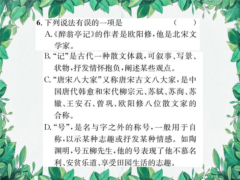12 醉翁亭记第6页