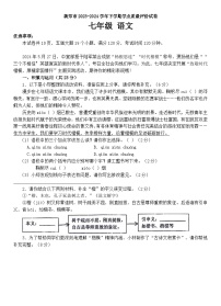 河南省新郑市2023-2024学年七年级下学期期末考试语文试题