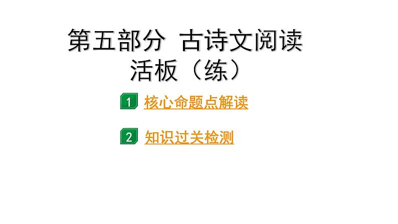 2024成都语文中考试题研究备考 第五部分 古诗文阅读 活板（练）【课件】第1页